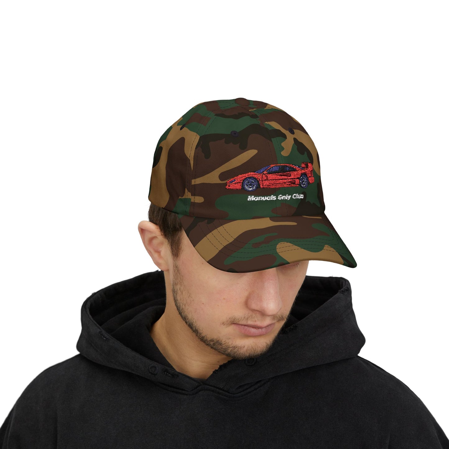 Manuals Only Club Retro Exotic Car Hat