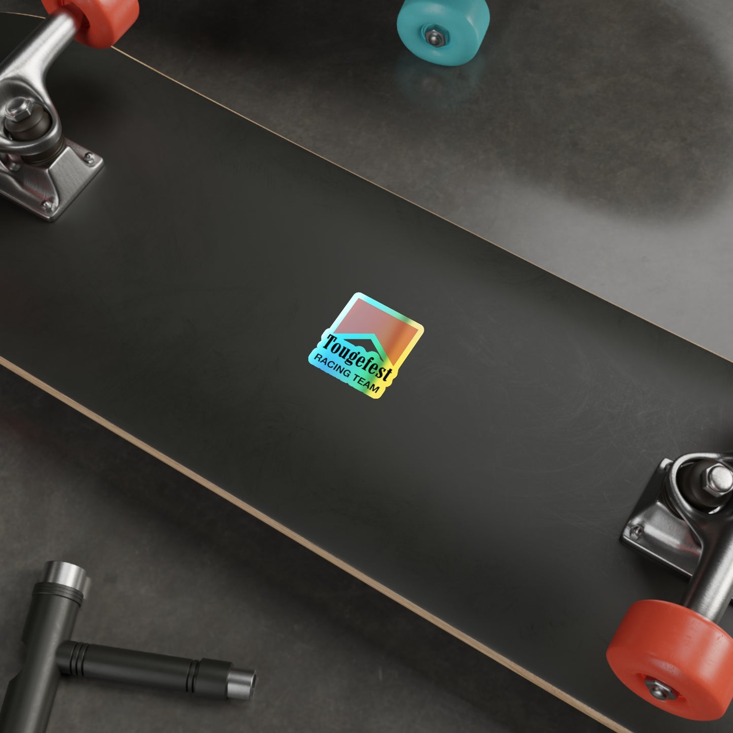 Tougefest Racing Team | Holographic Die-Cut Racing Stickers