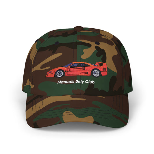 Manuals Only Club Retro Exotic Car Hat