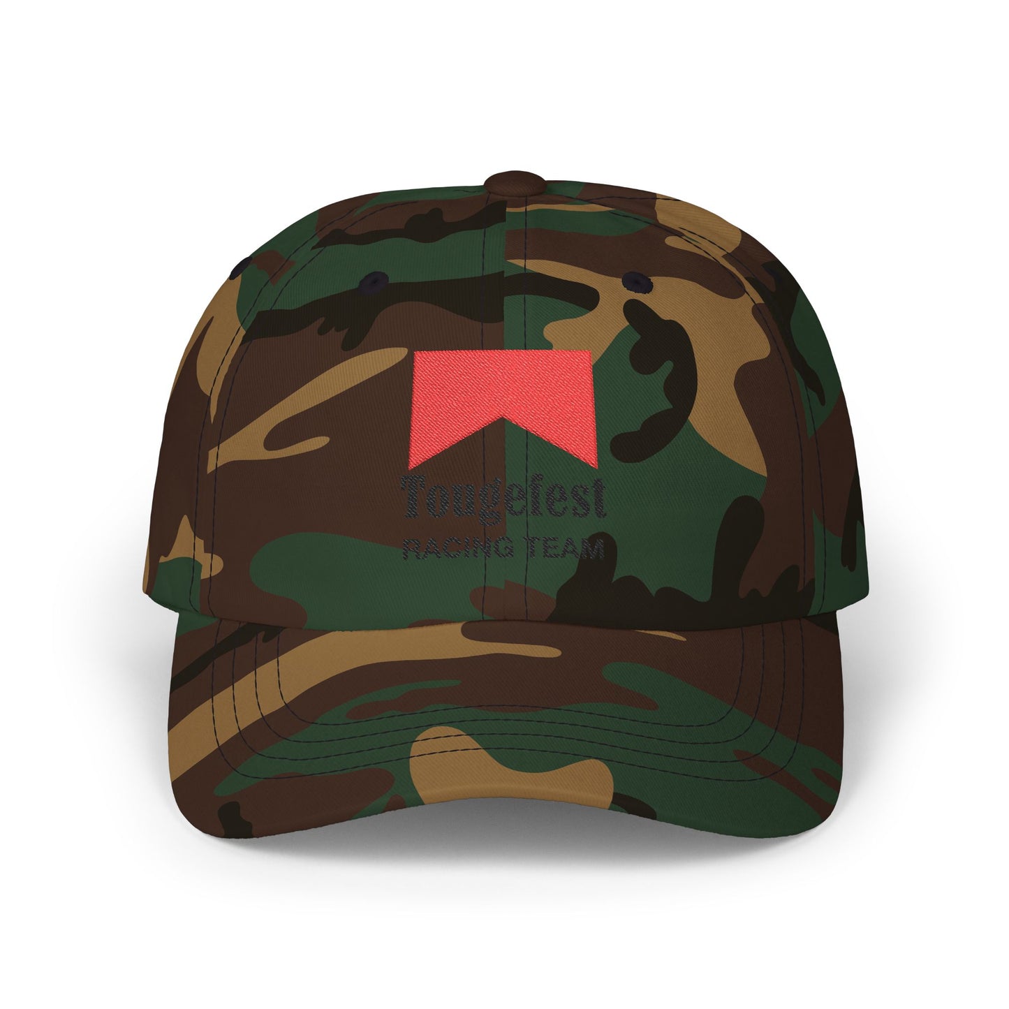 Classic Dad Hat - Tougefest Racing Team Black Font
